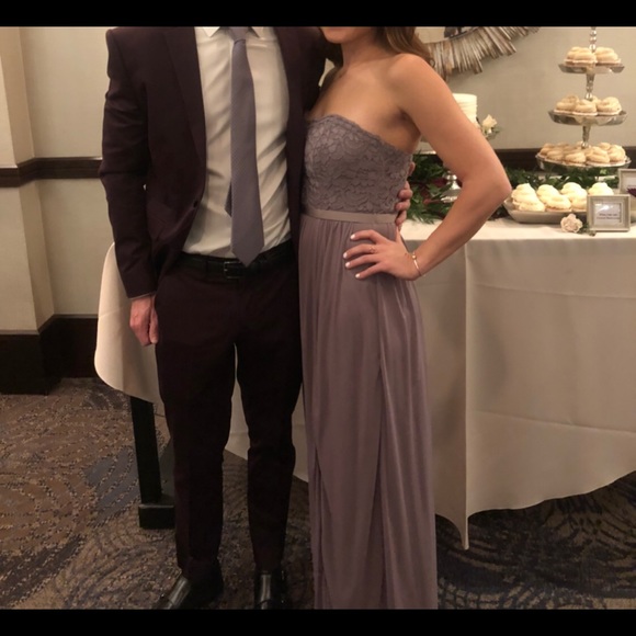 David’s bridal strapless dress - Picture 3 of 5